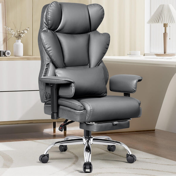 BESTFAIR BIG AND TALL OFFICE CHAIR HEAVY DUTY 400 LBS EXECUTIVE CHAIR - BLACK - Like New