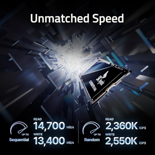 SK HYNIX PLATINUM P51 1TB PCIE GEN5 NVME M.2 SSD UP TO 14,700 MB/S READ - BLACK - Brand New