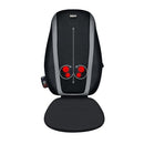HOMEDICS SHIATSU MASSAGE CUSHION HEAT DEEP-KNEADING - BLACK/GRAY - Like New
