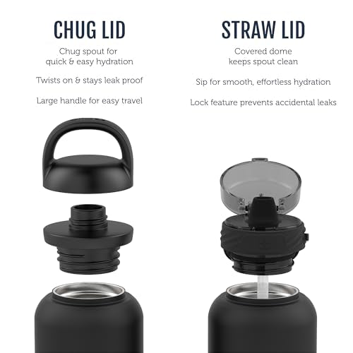 Ello Cooper 22oz Stainless Steel Water Bottle - White Marble - Like New