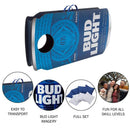 Trademark Bean Bag Toss Game with 8 Bean Bags 80-BBT09-BL - Blue/White - Like New