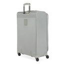 SWISS GEAR CHECKLITE SOFTSIDE CHECKED SUITCASE TEAR-RESISTANT 8 WHEELS - GRAY - Like New