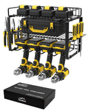 WellMall Power Tool Organizer Holder Tool Shelf Rack - Black - Like New