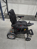ELECTRIC WHEELCHAIR FOLDABLE MOTORIZED 2 REMOVABLE 15AH BATTERIES - BLACK - Like New