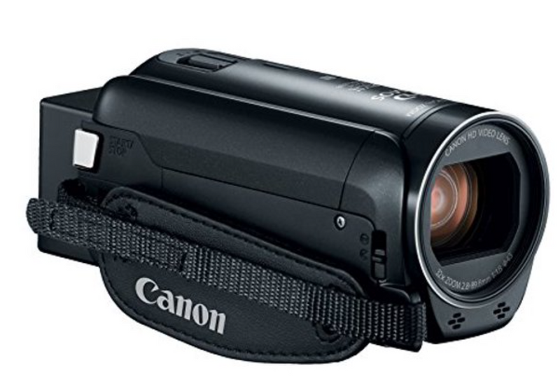 For Parts: Canon VIXIA HF R80 16GB HD Flash Memory Camcorder 1959C001 DEFECTIVE SCREEN