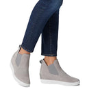 SOREL WOMEN'S OUT N ABOUT SLIP-ON WEDGE BOOT - SIZE WOMEN 11 GRAY/WHITE - Brand New
