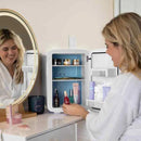 COOLULI INFINITY 0.53 CU. FT. RETRO MINI FRIDGE WHITE WITHOUT FREEZER - WHITE - Like New