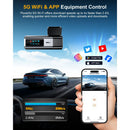 ODREY CAR DASH CAM FRONT REAR DASHCAM 4K FRONT 1080P REAR CAMERA - GRAY/BLACK - Like New