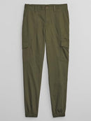 739049 GAP Women's Girlfriend Cargo Jogger Army Jacket Green 14P - Brand New