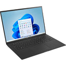 LG GRAM 17" WQXGA I7-1260P 16GB 1TB SSD FHD WIRELESS 17Z90Q-K.AAB8U1 - BLACK - Like New