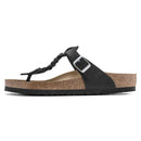BIRKENSTOCK GIZEH BRAID WOMEN'S REGULAR FIT - SIZE: MEN 4 WOMEN 6 - BLACK - Like New