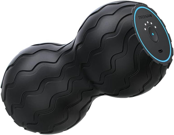 Therabody Wave Series Wave Duo - Ergonomically Contoured Foam Roller - BLACK - Like New