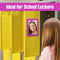 EZ9011 CEREM LOCKER MIRROR MAGNETIC FOR BOYS AND GIRLS LOCKER 5" X 7", WHITE - Like New