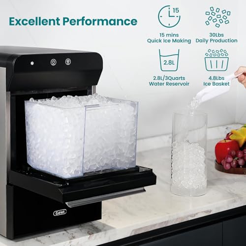GEVI HOUSEHOLD V2.0 GEMI NUGGET ICE MAKER SELF-CLEANING PELLET ICE MACHINE - Like New