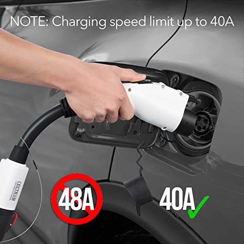 Lectron - Tesla to J1772 Adapter, Max 40A & 250V - Compatible Tesla High Powered - Like New