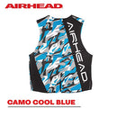 15002-10 AIRHEAD CAMO COOL MENS KWIK-DRY NEOLITE VEST ADULT LARGE BLACK BLUE - Brand New