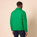 AMAZON BASICS MEN'S WOOL SHORT JACKET GREEN SIZE L - Brand New