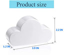 Hyzone Creative and Colorful Decorative Cloud-Shaped Magnet Keychain - White - Like New