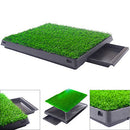 SANDINRAYLI INDOOR OUTDOOR DOG PUPPY POTTY TRAINER GRASS TOILET MAT TRAY - GREEN - Brand New