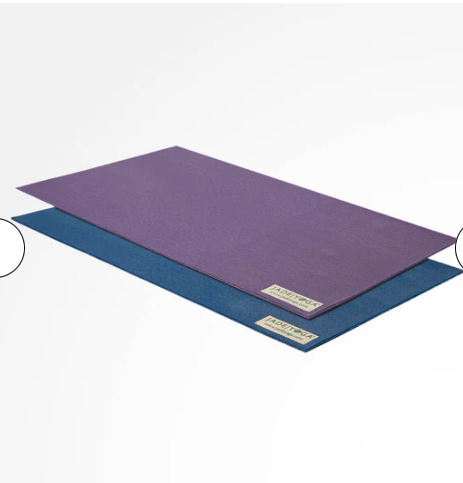 JADEYOGA FUSION MINI YOGA MAT – ECO FRIENDLY AND NATURAL RUBBER - MIDNIGHT BLUE - Brand New