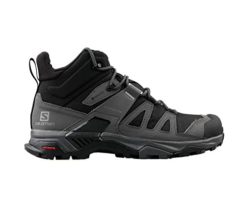 Salomon Men's X Ultra 4 Mid Gore-Tex Hiking Boot Black Magnet Pearl Blue 10 - Like New