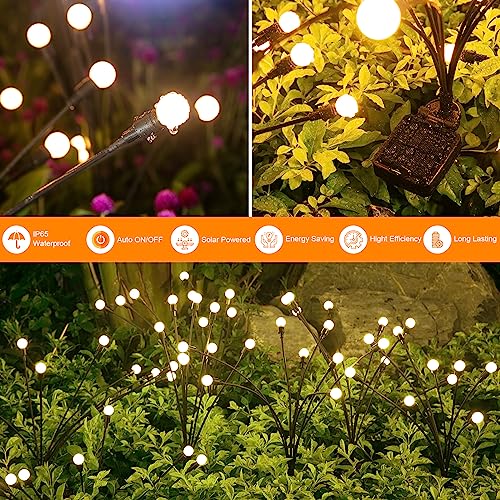 ASMAD Solar Lights Outdoor(4-Pack, 32 LEDs) Solar Garden Lights Outdoor Decor - Like New