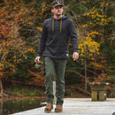 FIELD & STREAM MEN'S SFYK SHOOT FROM YOUR KNEE DOUBLE LAYER PANTS 36WX32L - ARMY - Like New