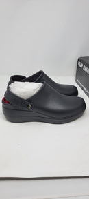 SKECHERS 108051 AMRELI LADIES KITCHEN CLOG - SIZE: WOMEN 8 - BLACK/BLACK - Like New