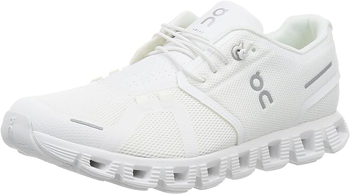 59.98918 On Men's Cloud 5 Shoes in White ALL WHITE Size 11 Brand New