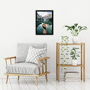 Americanflat 12x18 Poster Frame with Shatter-Resistant Glass - Black - Brand New