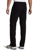 RUSSELL ATHLETIC MEN'S DRI POWER FLEECE OPEN BOTTOM SWEATPANTS Men's XL Black - Like New