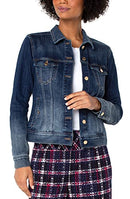 Liverpool Los Angeles Classic Jean Jacket - Size MD - Brand New
