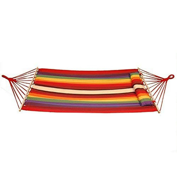 Bliss Hammocks BH-404 48" Wide Caribbean Hammock w/Pillow, Tequila Sunrise - Brand New