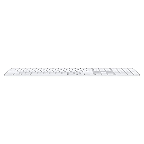 Apple MK2C3LL/A Magic Keyboard with Touch ID and Numeric Keypad - White Keys - Like New