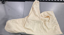 LARGE YELLOW ZIP UP HOODED JACKET DRAWSTRINGS INSIDE THE HOOD - SIZE: L - YELLOW - Like New