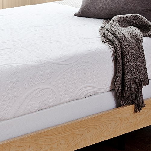 ZINUS NIGHT THERAPY MEMORY FOAM THERAPEUTIC COMFORT MATTRESS, QUEEN - WHITE - Like New