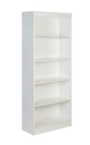 ONSPACE ESSENTIALS 5-TIER BOOKSHELF, 50-LD0101SHLF-WHITE - WHITE - Like New