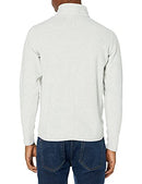 AMAZON ESSENTIALS MAN'S QUARTER-ZIP FLEECE PULLOVER JACKET, MEN XS - LIGHT GREY - Brand New