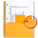 FIVE STAR 1-SUBJECT COLLEGE RULED NOTEBOOK, 8.5"X11", 100 SHEETS, B-106-RED - Like New