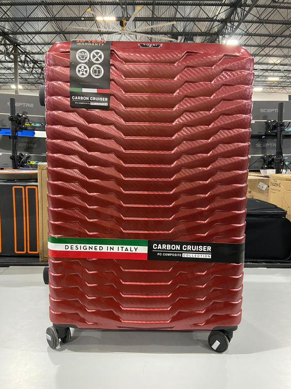 TUCCI 30 INCH LUGGAGE - WINE - Brand New