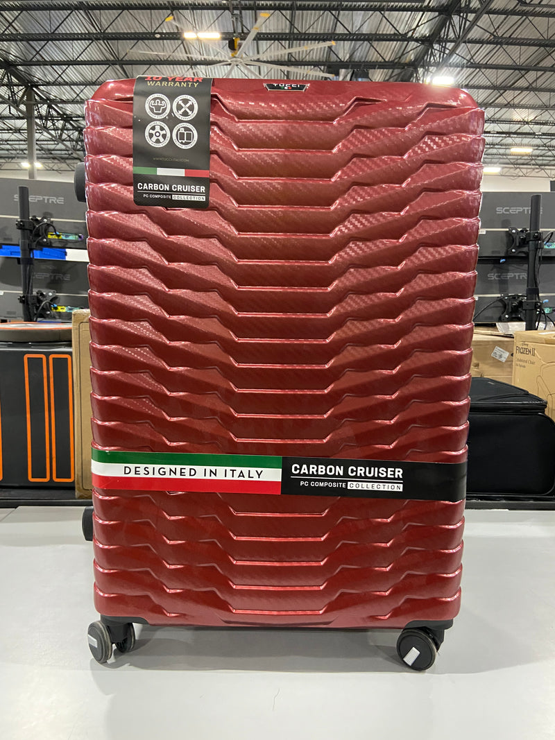 TUCCI 30 INCH LUGGAGE - WINE - Brand New