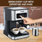 ICUIRE 20 Bar Espresso Machine with Milk Frothing Pitcher, 1050W - BLACK - Like New