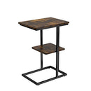 Novilla Snack Side Table C Shaped End Table Couch Table for Living Room - Like New
