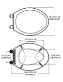 American Standard 5321A65CT.021 Champion Slow-Close Elongated Toilet Seat - Bone - Brand New