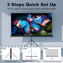 SCREENMAX OUTDOOR PROJECTOR SCREEN WITH STAND TRIPOD SCREENMAX-TRIPOD - Like New