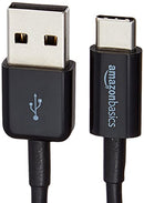 AMAZON BASICS USB-C TO USB-A 2.0 MALE CABLE - 3 FEET 24 PACK OF 5, 120 COUNT - Like New