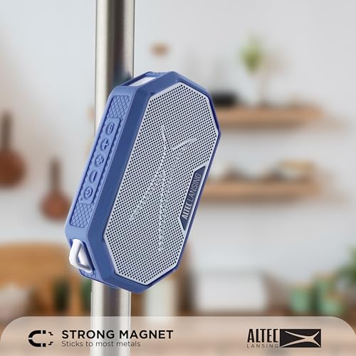 ALTEC LANSING HYDRAMINI 2.0 BLUETOOTH SPEAKER - PERIWINKLE BLUE - Brand New