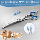 Gimars Titanium Coated Professional 6 in 1 4CR Stainless Steel Dog Grooming - Like New