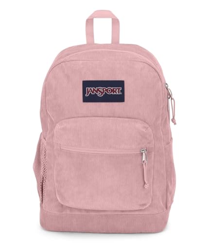 JANSPORT CROSS TOWN PLUS REMIX BACKPACK PADDED BACK PANEL - MISTY ROSE CORDUROY - Brand New