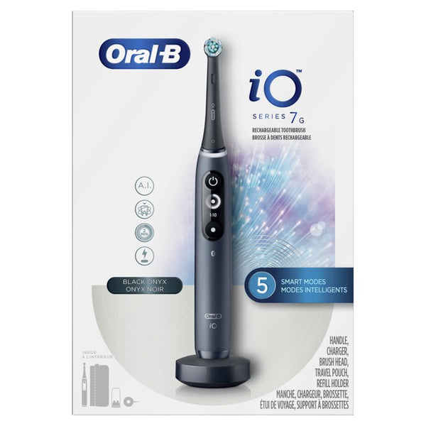 Oral-B iO Series 7G Electric Toothbrush,1 Brush Head IO-M7-1B2-2DH - Black Onyx Like New